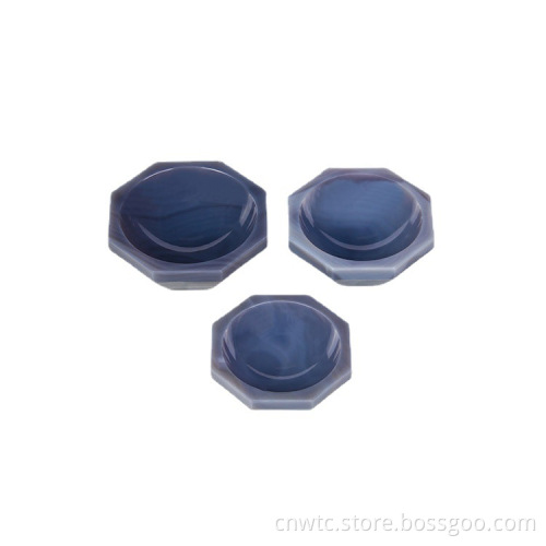 Natural Agate Mortar and Pestle Set - Sizes: 60mm, 80mm, 100mm
